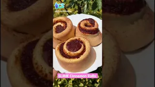 SLIME Cinnamon Rolls #shorts ##satisfying #