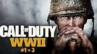 Call of Duty WW2 campaign walkthrough Gameplaye part 1+2 no commentary