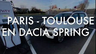 Peut-on traverser la France en Dacia Spring (électrique) ?