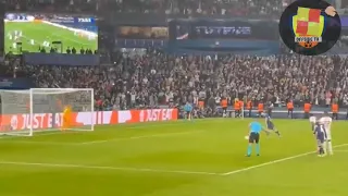 psg fans went crazy after messi goal vs Rb Leipzig champions League 2021