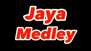 Jaya Medley Karaoke Black Screen Background..