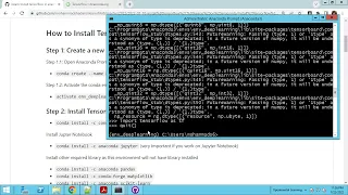 How to install tensorflow in Anaconda on Windows 10 ?