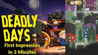 Deadly Days  - First Impressions Of The Zombie Roguelite