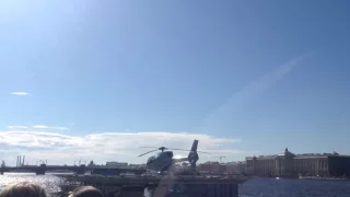 Санкт-Петербург взлёт вертолёта) вот это скорость жесть