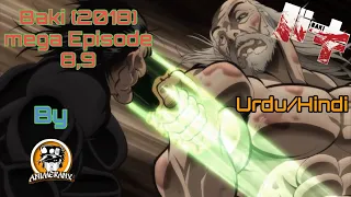 Baki 2018 maga Episode 8 & 9 in Urdu/Hindi By Animeranx