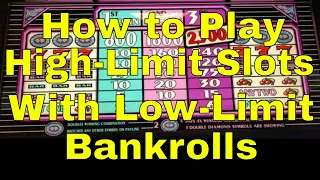 How to Play Slot Machines in the High Limit Room at Low Limits