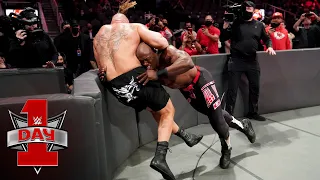 Lashley sends Lesnar crashing through barricade: WWE Day 1 2022 (WWE Network Exclusive)