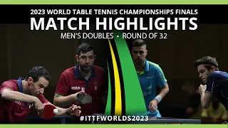 Jorgic/Polansky vs Bobocica/Stoyanov | MD R32 | 2023 ITTF World Table Tennis Championships Finals