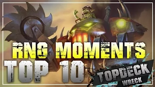 Top 10 Epic RNG Moments - Hearthstone - Funny Lucky Crazy Highlights