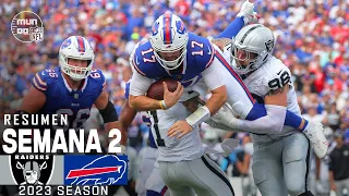 Las Vegas Raiders vs. Buffalo Bills | Semana 2 NFL 2023 | NFL Highlights Resumen en español