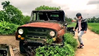 Full restoratino ancient UAZ 469 l Restoring and repair antique uaz 469 cars سيارت بوبجي الشهيره يله