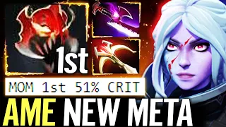 🔥 AME Drow Ranger NEW META — MoM 1st Item + 51% Crit SE + Daedalus Strong Carry Dota 2 Pro