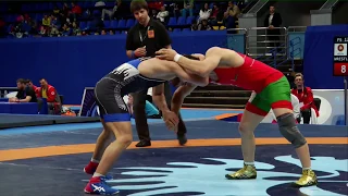 FS 57 kg ULADZISLAU ANDREYEU (BLR) - SABAN KIZILTAS (TUR)