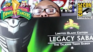 POWER RANGERS Comic-Con Exclusives Unboxing : Black Nerd