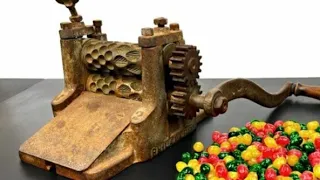 1871 Candy Drop Roller Restoration - Thomas Mills |new वीडियो