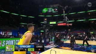 Stephen Curry sets NBA 3 point contest record with 31 points!