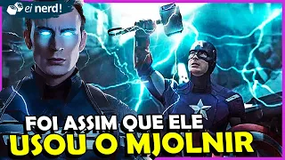 COMO CAPITÃO AMERICA CONSEGUIU USAR O MJOLNIR?