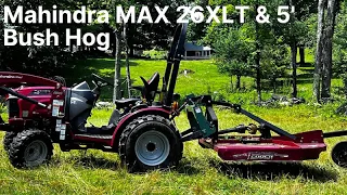 Will A Mahindra MAX 26XLT Run 60” Bush Hog on Your Homestead?