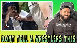 DO NOT TELL A WRESTLER THAT WWE IS FAKE (REACTION)