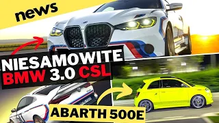 Nowe BMW 3.0 CSL, Abarth 500e - #827 NaPoboczu