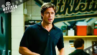 Building a Winning Team Through Numbers | Moneyball (Brad Pitt, Jonah Hill)