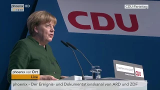 CDU-Parteitag: Schlusswort von Angela Merkel am 07.12.2016