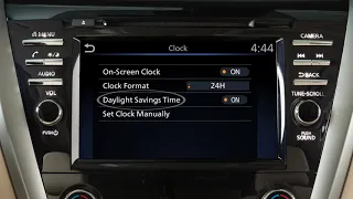 2021 Nissan Murano - Setting the Clock without Navigation (if so equipped)