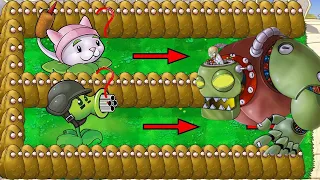Plants vs Zombies - Cattail and Gatling Pea