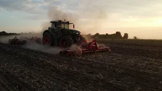 QUIVOGNE GLADIATOR késes száraprító + FENDT 936 Vario + HORSCH JOKER - Gabona Kft. Szakmár