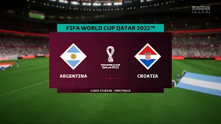 Argentina vs Croatia | Semi Final | FIFA World Cup Qatar 2022™ | FIFA 23 On PC