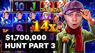 $1700000 BONUS HUNT OPENING - Part 3 🎰 92 Slot Bonuses - Book of Tut & Green Knight