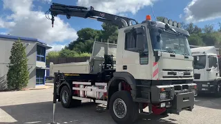 IVECO 4X4 190EH440 HIAB 166 MEILLER CAMION 4X4 QUITANIEVES RESCATE