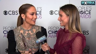 Backstage with Jennifer Lopez After Her People's Choice Awards Win