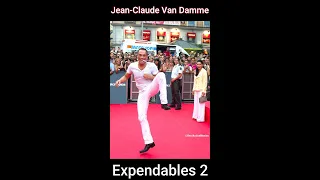 Van Damme in The Expendables 2  Madrid Spain 2012