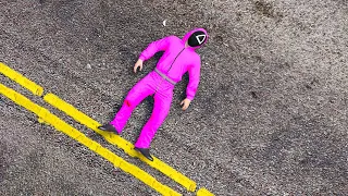 GTA 5 SQUID GAME Guard • Funny/Crazy Ragdolls episode 11