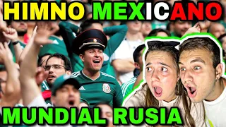 🇪🇸 REACCIÓN al HIMNO MEXICANO en MUNDIAL DE RUSIA 🇲🇽 **lo más bonito que vi en mucho tiempo**