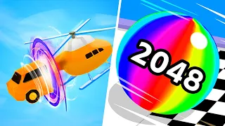 Ball Run 2048 | Shape-shifting - All Level Gameplay Android,iOS - NEW MEGA APK UPDATE