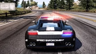 Need For Speed: Hot Pursuit - Lamborghini Gallardo LP550-2 (Police) - Test Drive Gameplay