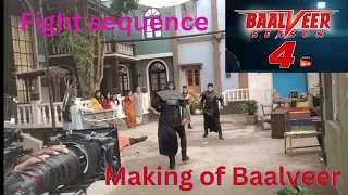 baalveer and kalveer fight sequence || making and bts of Baalveer new season 4 #baalveer4 #making