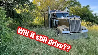 WILL IT START? KW900 sitting 2 Years Drives Away from Grave....