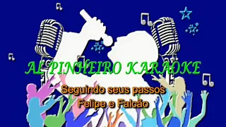 Seguindo seus passos - Felipe e Falcão (karaoke)