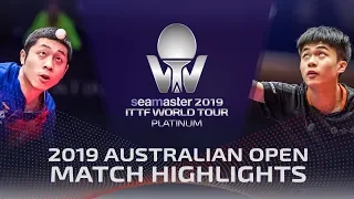 Xu Xin vs Lin Yun-Ju | 2019 ITTF Australian Open Highlights (R16)