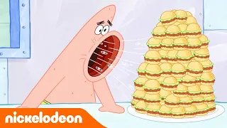 Губка Боб Золотые моменты | Поедание Крабсбургеров | Nickelodeon Россия