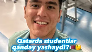 Qatarda studentlar qanday yashaydi🇶🇦👨‍🎓#qatar #student #yotoqxona #studenthayoti #qatardagihayot