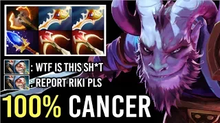 NEW CRAZY 2x Divine Rapier Riki Counter Pro Meepo Epic Cleave Damage Build Endless Smoke 7.22 Dota 2