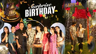 FIANCE KI SURPRISE BIRTHDAY CELEBRATION ♥️ | Sab Ka Reaction 😅 | Dar K Bhag Gaye 😂