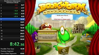 100% - 1:03:06 (Bookworm Adventures Speedrun)