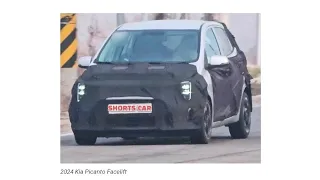 2024 KIA Picanto Facelift Small Hatch Spied | EV9 Inspired Design #KIA#2024PicantoFacelift#Hatchback