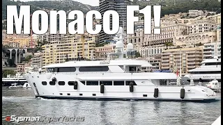 Celebrity Yachts in Monaco & F1 Build Up!