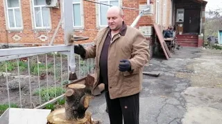 Самый дешёвый и самый лучший дровокол  the cheapest and best wood splitter.